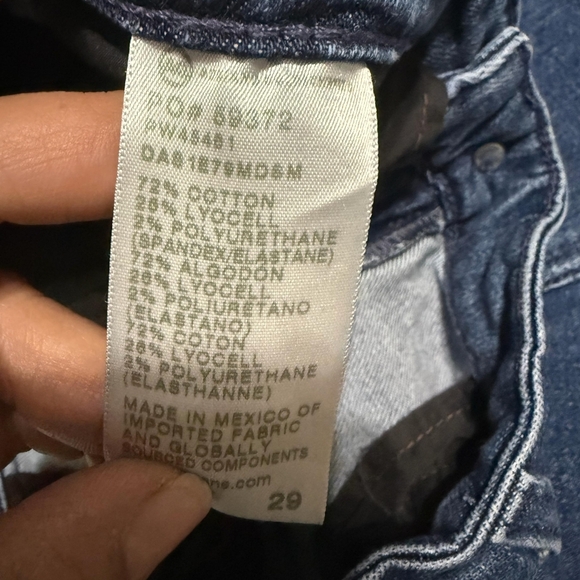 AG Los Angeles, Women's Classic Blue Wide Leg Jeans - Picture 5 of 10